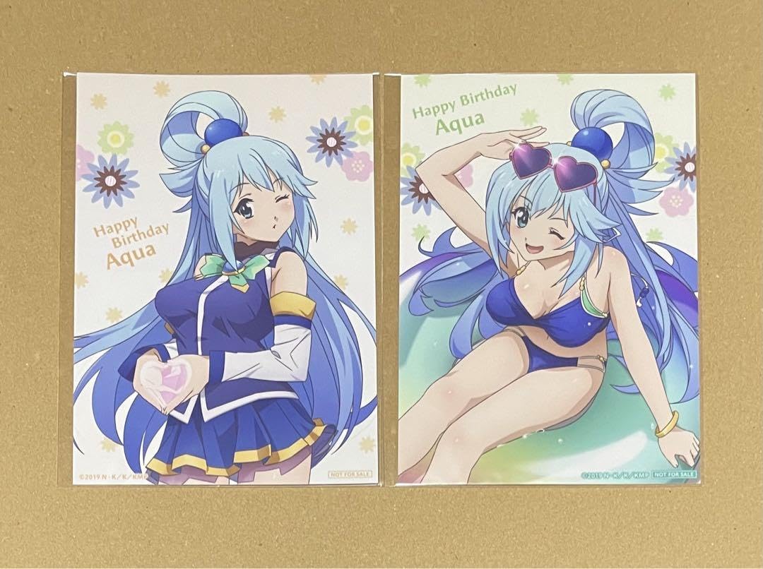 Amazon.co.jp: くじ引き堂 このすば アクア Birthday 特典 水着 ハート 