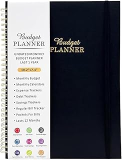 Budgetplaner 2025, benutzerfreundlicher Rechnungsorganizer, doppelseitige Taschen, Finanz-Tracker für Familie & Freunde, perfekt für Kinder und persönliche Budgetierung