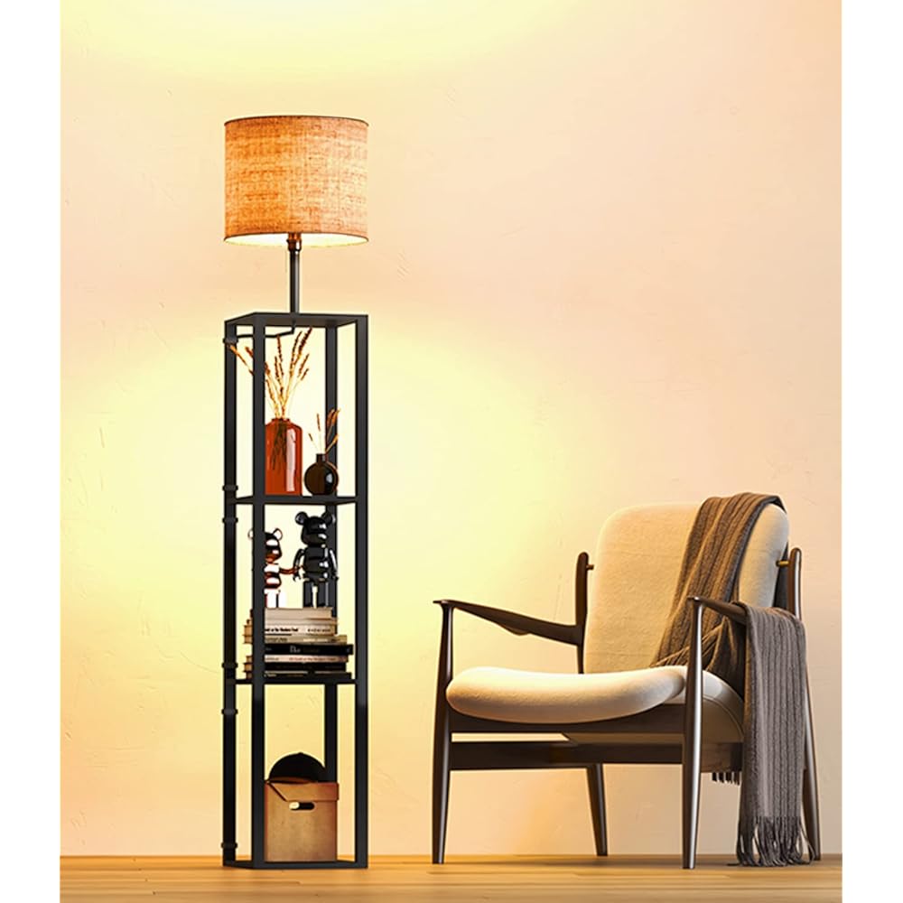 10/mo Finance luckystyle Shelf Floor Lamp with Led Bulb, Corner