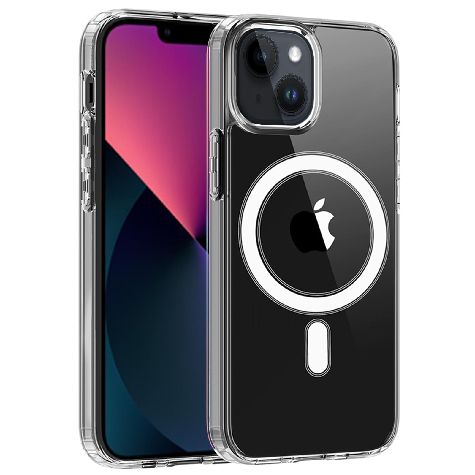 Amazon.com: S. Tedazo Magnetic Clear for iPhone 13 Mini Case