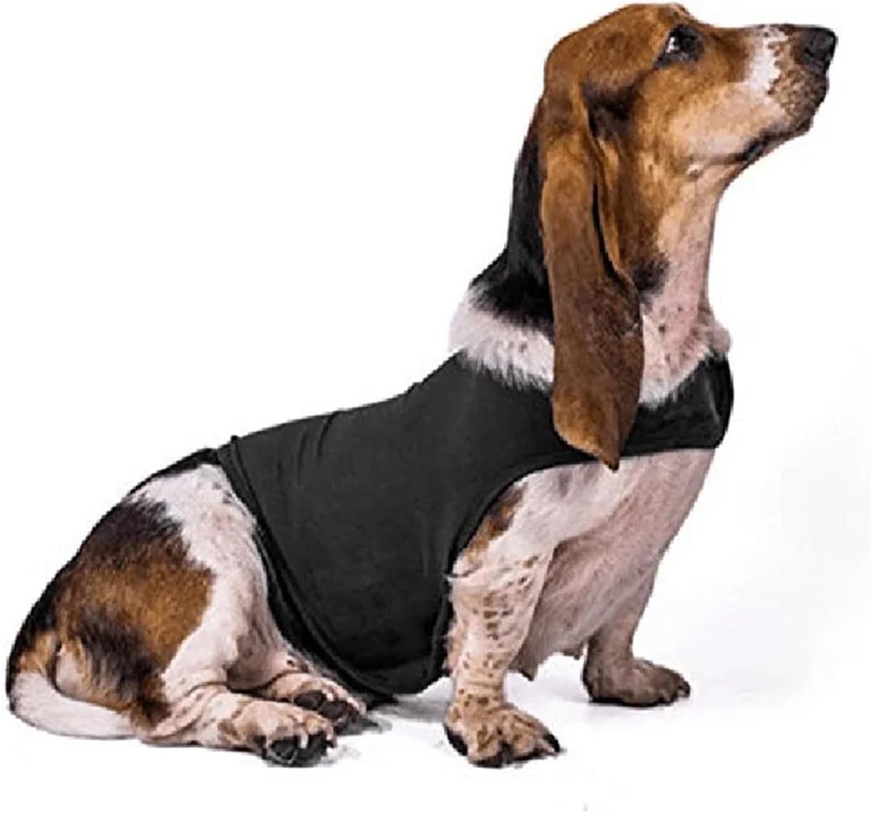 Anti-Anxiety Dog Vest Thunder Shirt Sports Decompression Sedation Package Relieve Dog Anxiety Excitement Soft Pet Clothes (Color : Dark Grey, Size : XS)