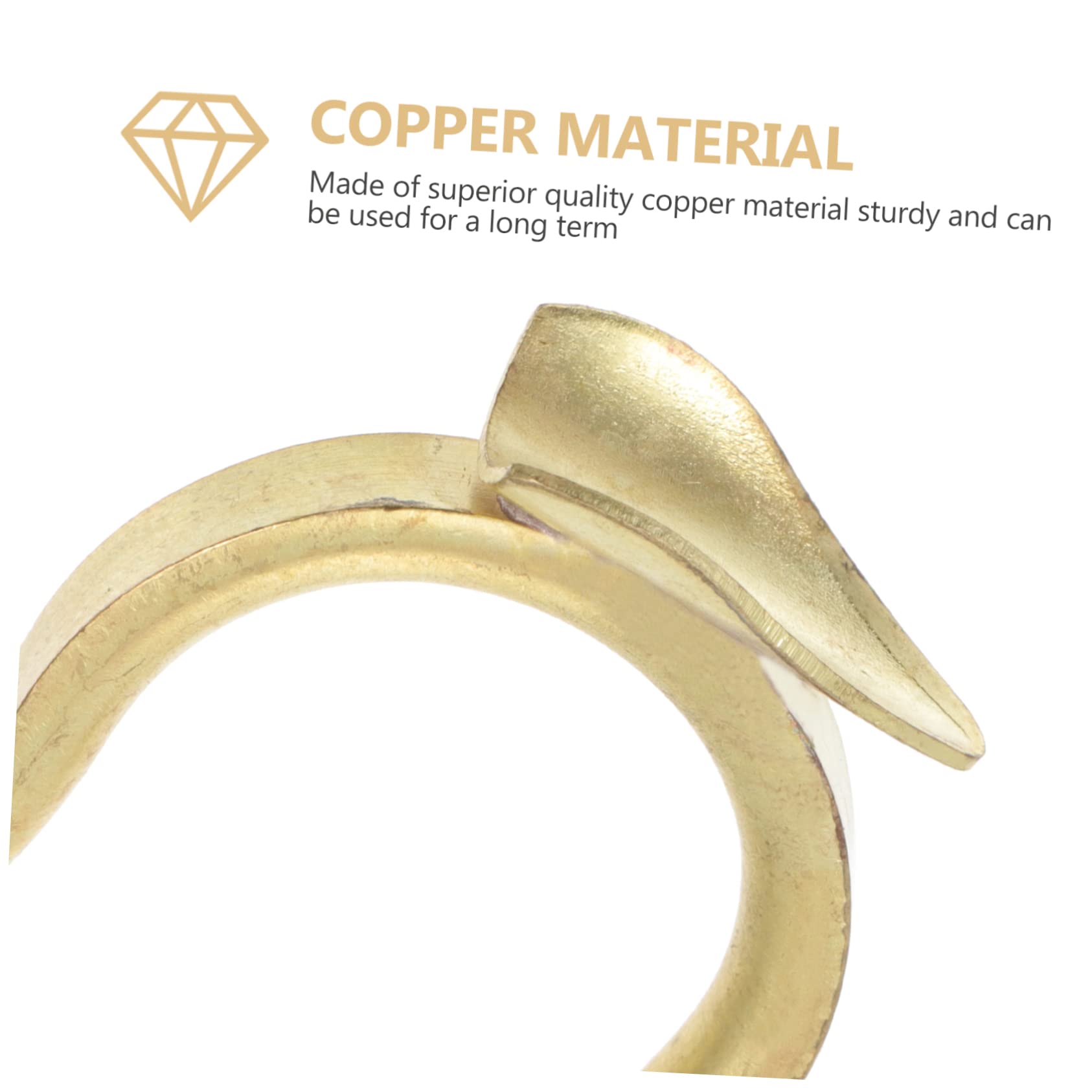 Abaodam 3 Pcs Finger Accessory for Trumpet Finger Hook Compact Lightweight for Levels of Trumpet Players