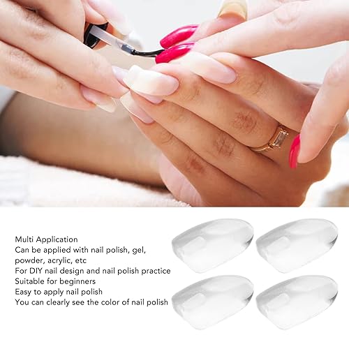 Miniatura 3 de Tarjeta de color de esmalte de uñas, tarjeta de color de uñas, palitos de uñas de vidrio transparente, puntas de visualización de color de arte de