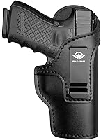 Vista 1 de IWB - Fundas de cuero para pistola Glock 19 17 26 – Taurus G2C G3C G3 – Sig Sauer – S&W M&P Shield 0.354 in / 380 EZ – Ruger – Colt 1911