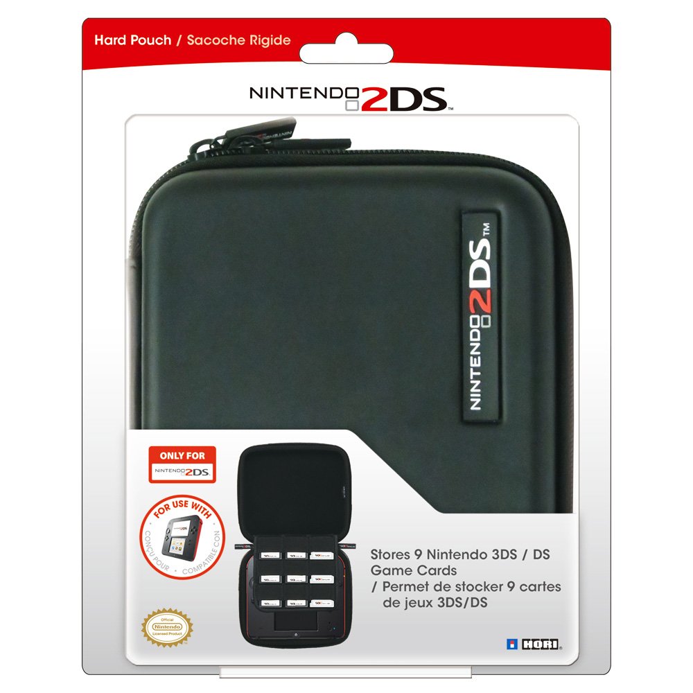 HORI Hard Pouch for Nintendo 2DS (Black)
