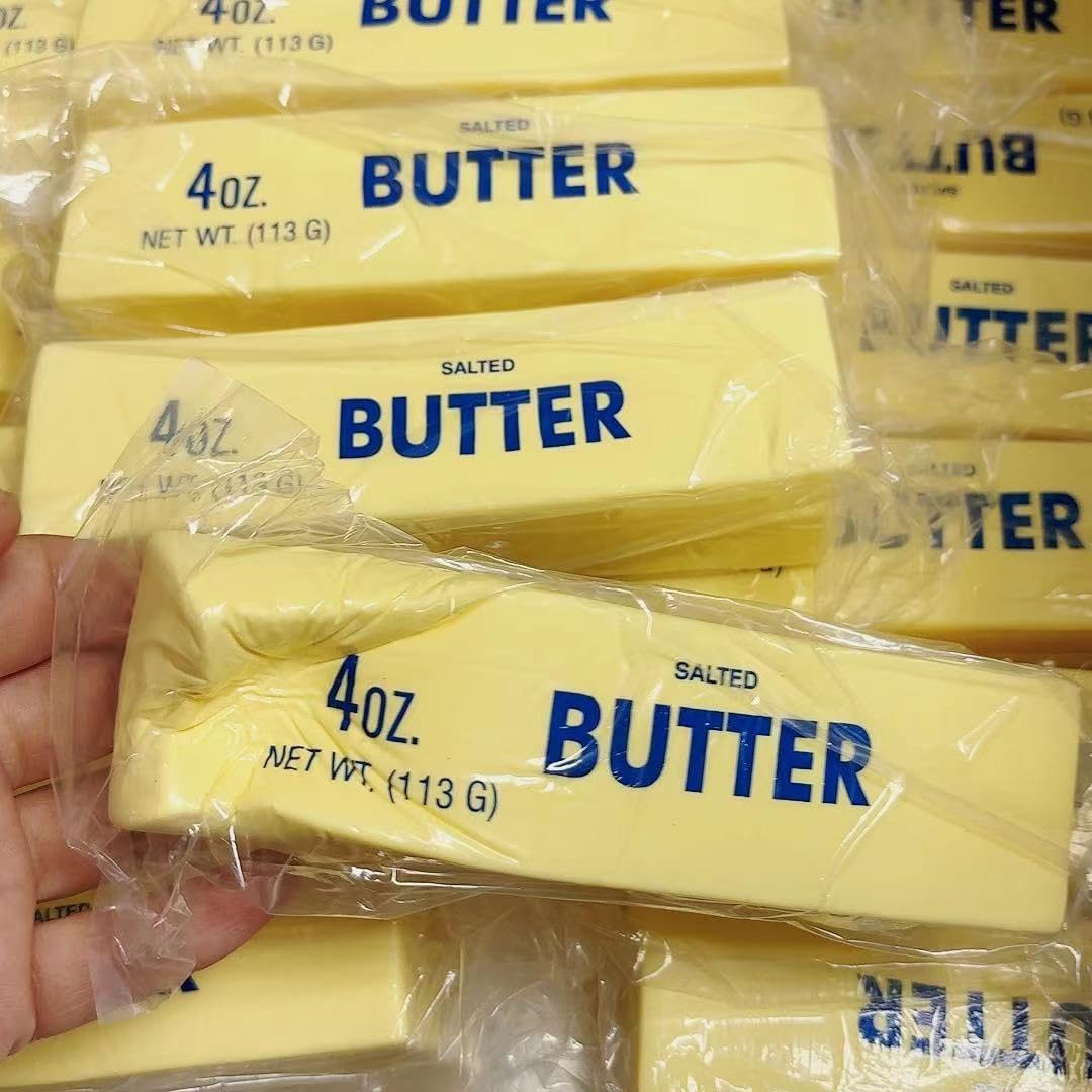 Slow Rising Squishy Butter Stick , Stress Balls，Stress Relief & Fidget Toys, Gifts, Party Favors(Butter stick-3pcs)