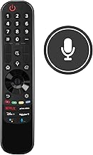 AULCMEET MR21GA Replacement Voice Remote Control for LG 2021 4K 8K UHD OLED QNED NanoCell NANO99, NANO90, NANO85, NANO80, NANO75 Series, UHD TV UP80, UP75 Series. with Pointer and Voice Function