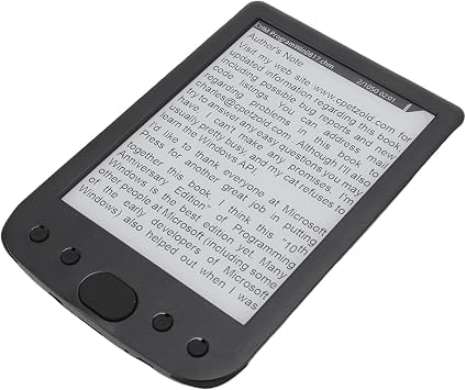 Eye-friendly 800x600 Book Reader with Protective Case 2500mAh Support 32G 8G Touch Screen and EAS Reader E-Book Reader Touch Screen Reader Digital Reader 6 (4G)