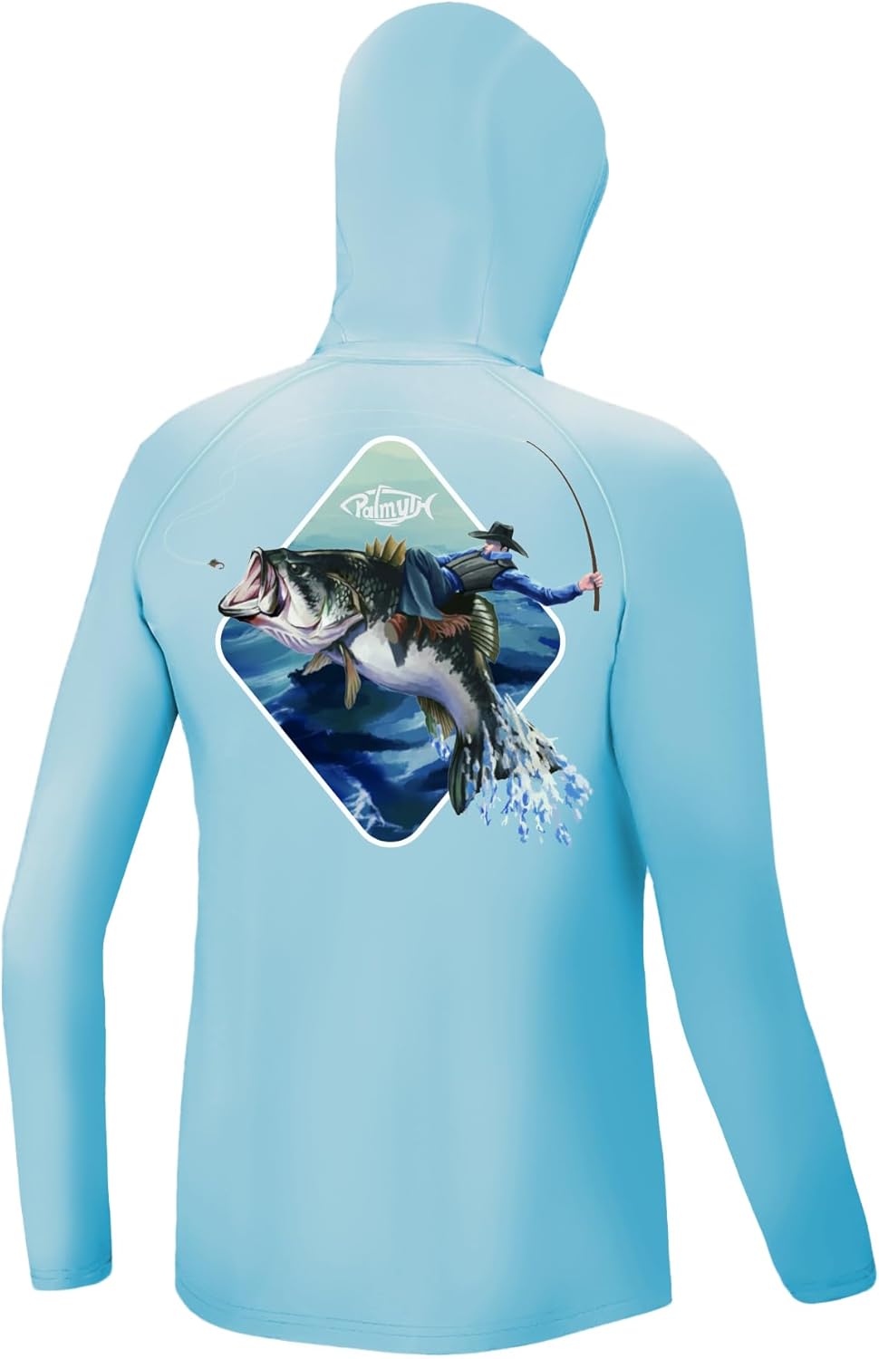 Palmyth Boys Fishing Shirt Youth Hoodie UPF 50+ Sun Protection Long Sleeve