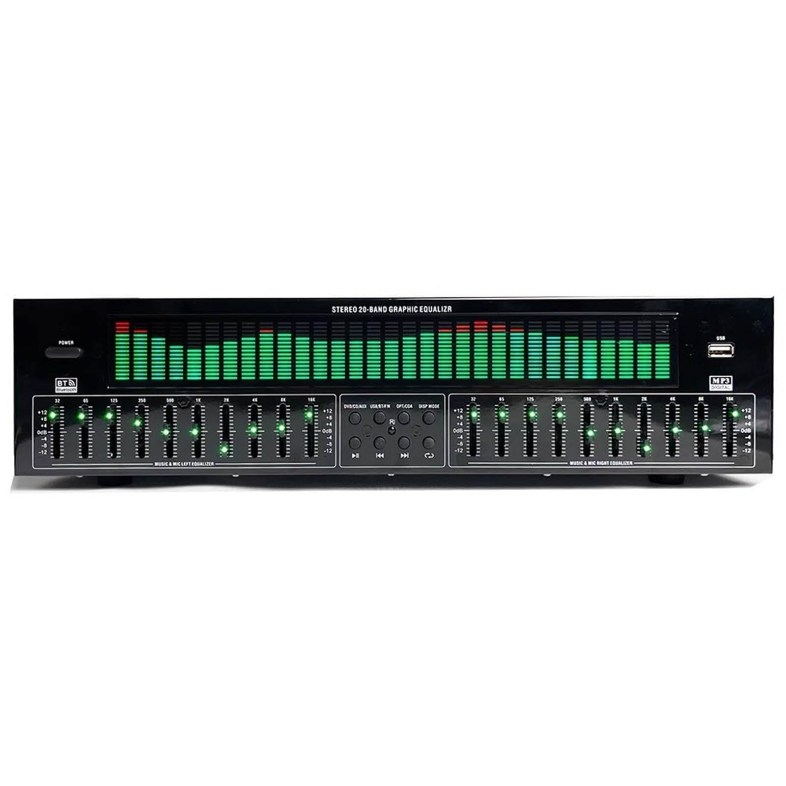 Égaliseur graphique audio stéréo numérique pour optimiser vos sessions en studio - 8