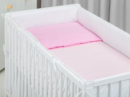 Tour De Lit Pour Lit Bebe Tour De Lit 160 X 30 Cm Pour Lit Enfant Taille 70 X 140 Bicolore Fait A La Main Non Drea Mzzz Amazon Fr Bebe Et Puericulture