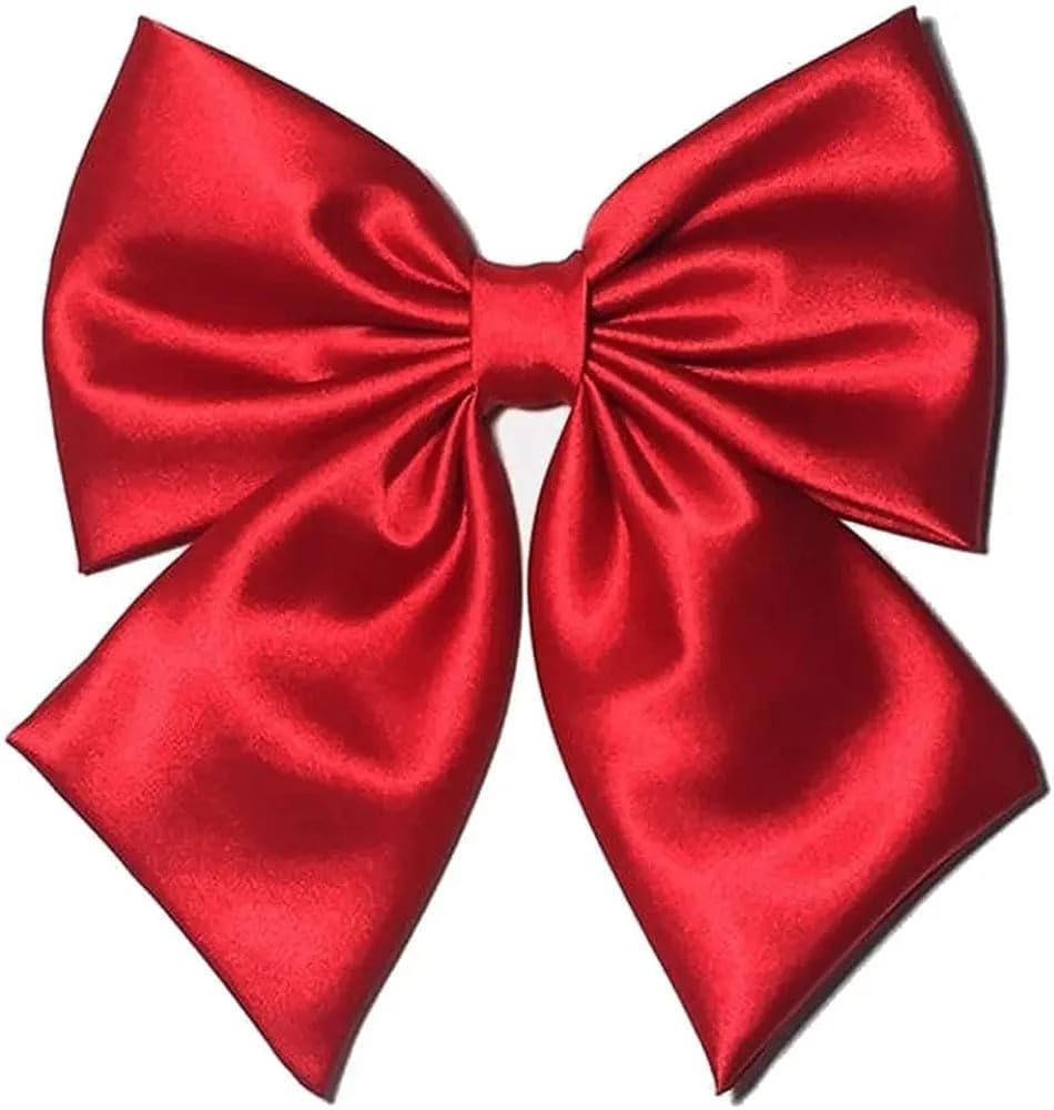 FASHION HUB STORE Red Satin Bow Scrunchies - Hair Accessories for Kids, Girls & Women - Elegant Hair Ties for All Ages - Ribbon Hairclip Silk Satin Straight Hair Hairgrips (B0D8HYZVGY) Amazon Price History, Amazon Price Tracker