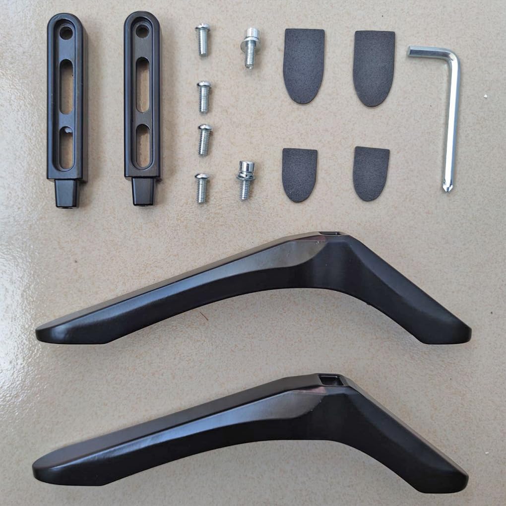 Stalowy stojak pod telewizor do ekranów LCD Wytrzymała metalowa podstawa pod telewizor Regulowany uchwyt do telewizora Solidny aluminiowy wspornik do wyświetlacza do telewizorów z płaskim ekranem