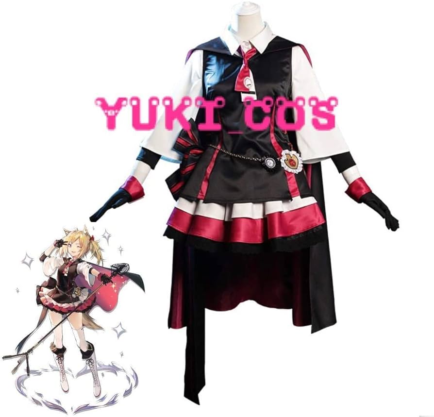 Amazon.co.jp: LONGSHUMU アークナイツ ソラ コスプレ衣装 (女性
