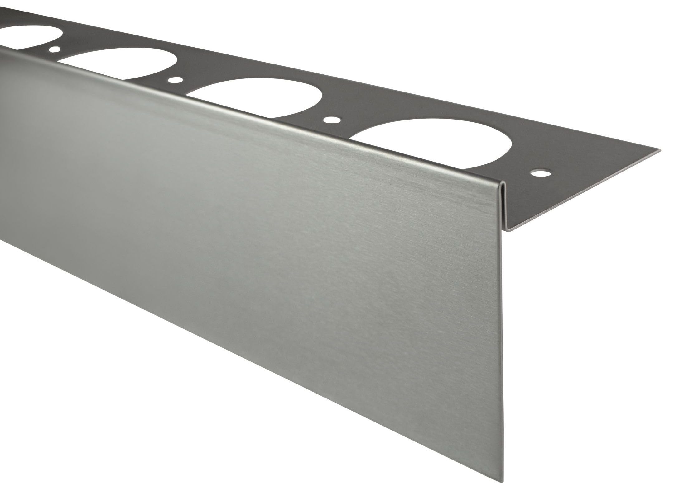 Fuchs Design Terrassenprofil Edelstahl gebürstet 75/11mm 250cm