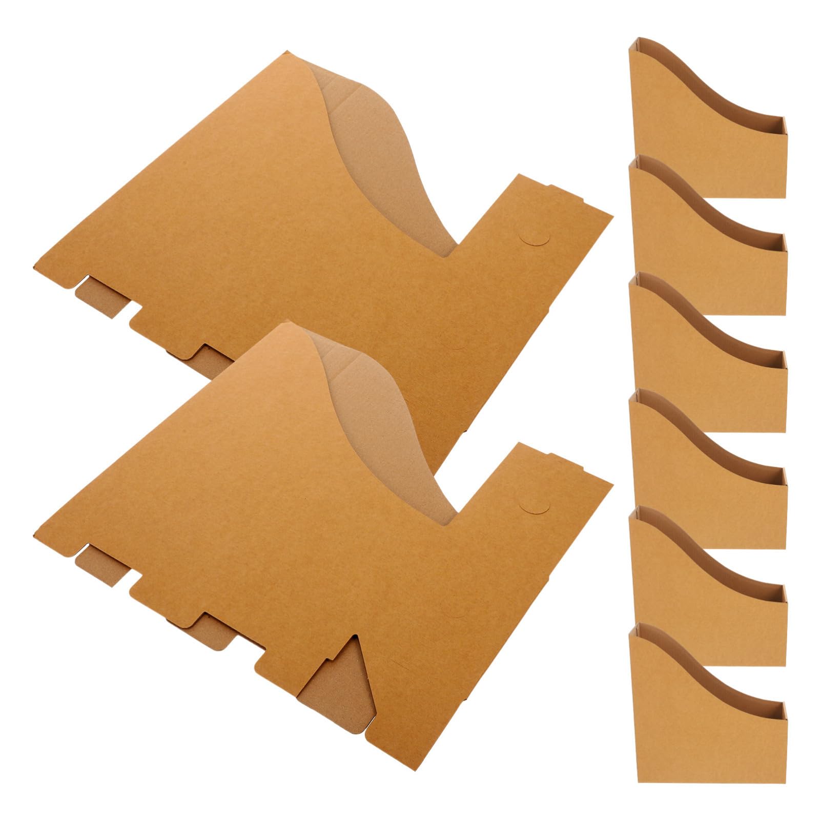 NUOBESTY Portariviste in Carta Kraft Portaoggetti Per Documenti Portaoggetti Per Libri Organizer Per Scrivania Da Ufficio