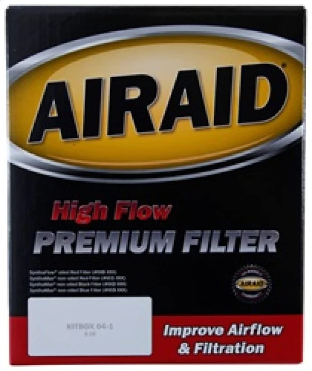 Airaid 701-462 Filtro de aire universal con abrazadera: redondo cónico; brida de 152 mm de diámetro interior; altura de 178 mm; base de 184 mm; parte superior de 127 mm