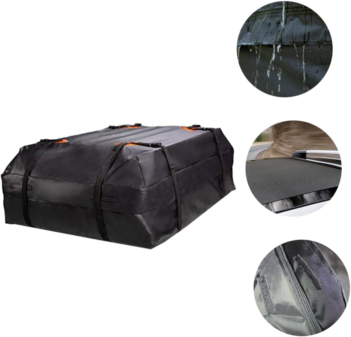 Roof Rack Cargo Carrier Car Roof Top Bag 420d Oxford Waterproof Windproof Sunproof