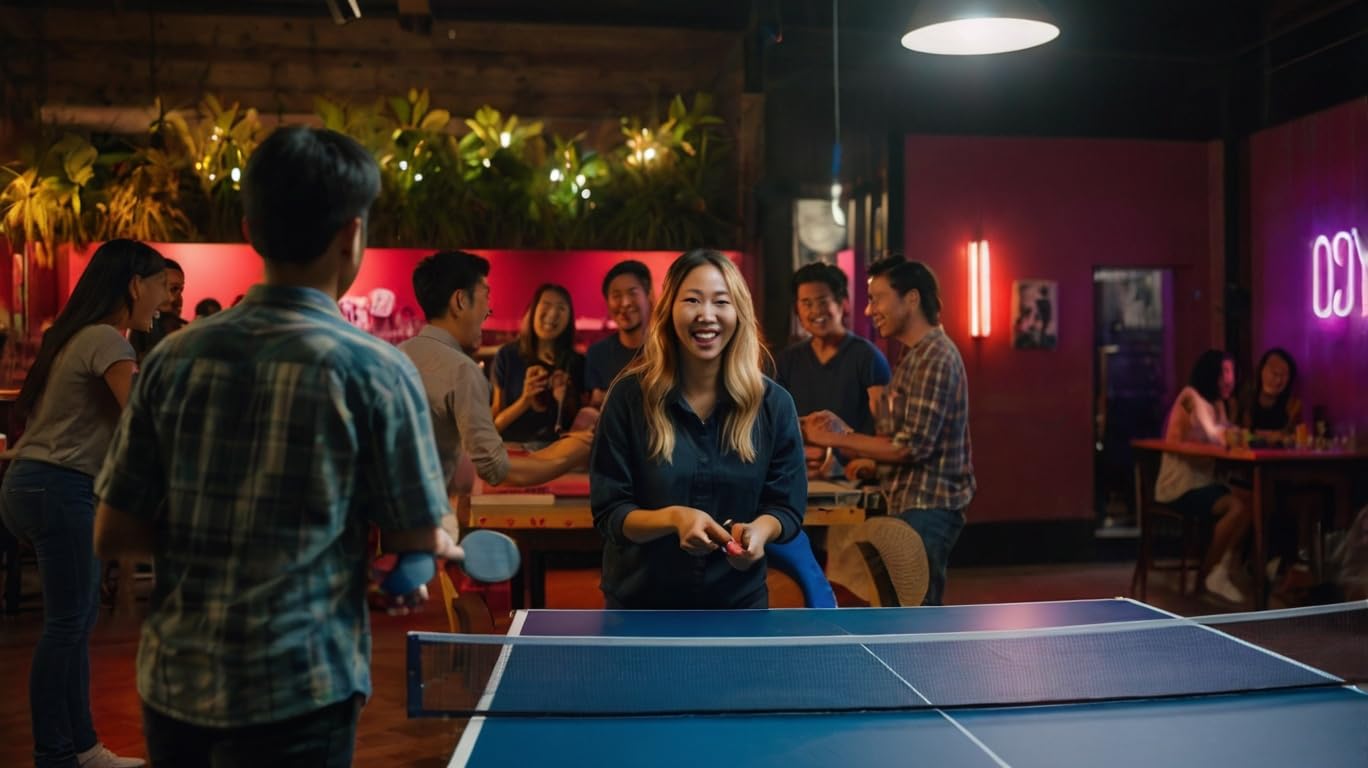 Ping Pong Paddles - Hochleistungs Set mit Premium Tischtennisschlägern, 3-Star Ping Pong Bälle, Kompakter Aufbewahrungskoffer | Tischtennis-Set