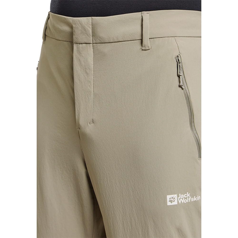 Jack Wolfskin Herren Hikeout Zip Off Pants M Wanderhose, Stone, 54 EU