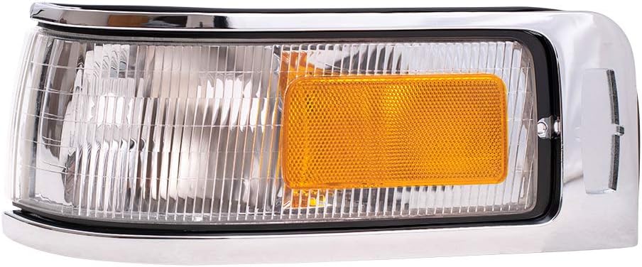 Brock Replacement Drivers Signal Side Marker Light Lamp Compatible with 1995-1997 Town Car F5VY15A201B