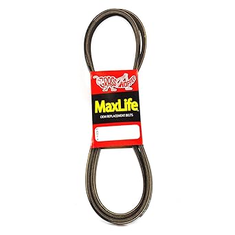 Grasshopper Lawn Mower MaxLife Belt, Designed to Specific Material, Dimensions, Shape, Construction and Pliability Standards That Ensure Superior Performance and Long Life, OEM Replacement Part 382865