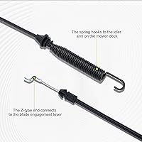 Vista 5 de 946-04173E - Cable de compromiso de cubierta que reemplaza a MTD Troy-Bilt 946-0417C 746-04173 746-04173B 946-04173B compatible con Troy-Bilt