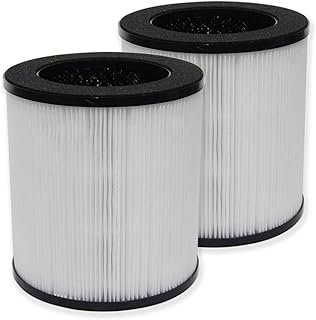 PUREBURG Replacement True HEPA Filters Compatible with AMEIFU Air Purifier GDAP1W,4-Stage Filtration High-efficiency Activated carbon,2-Pack