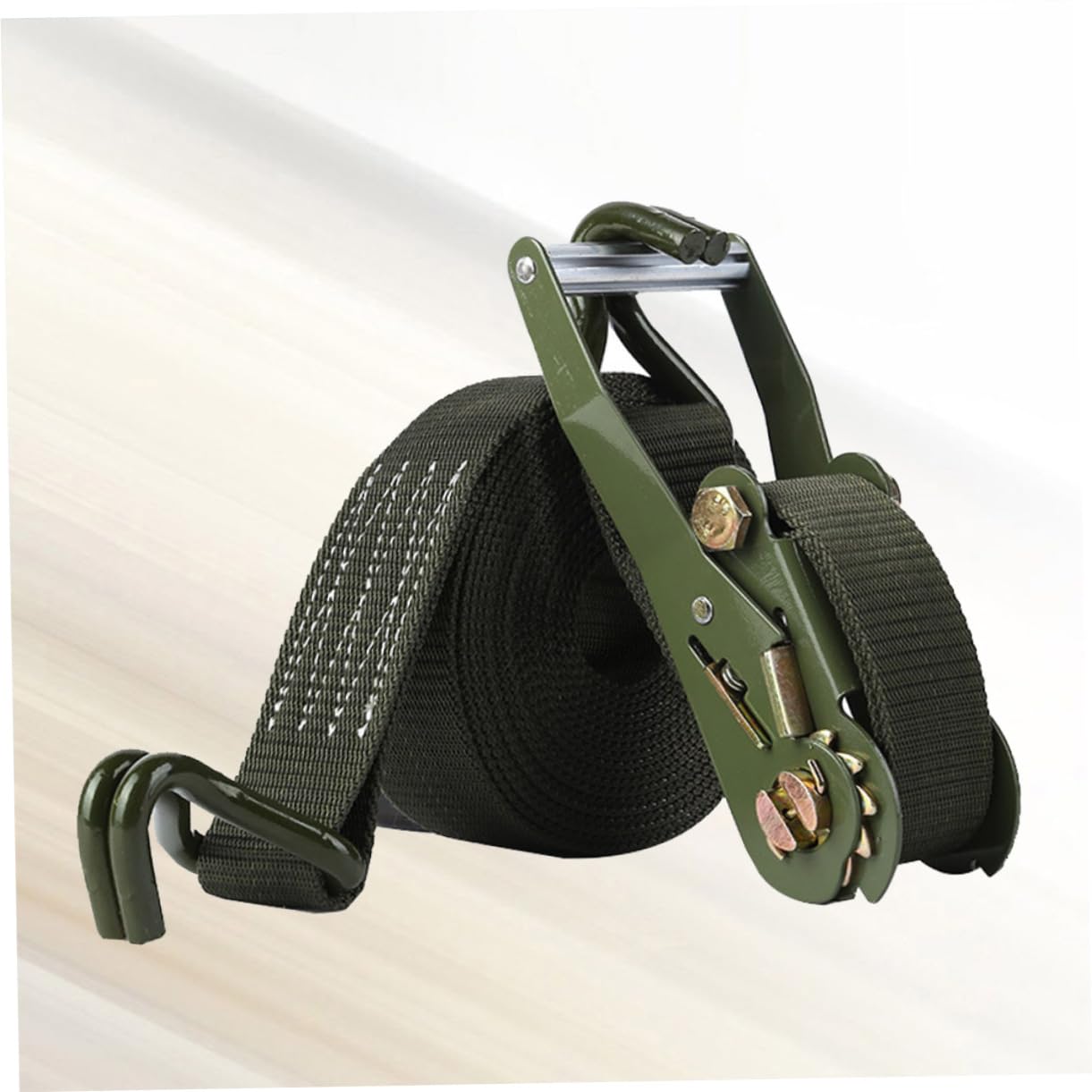 Artibetter Spanngurte mit Haken 6m lang LKW Spanngurte aus Metall und Polyester mit Starker Ratschfunktion für Motorrad und ATV Ladungssicherung