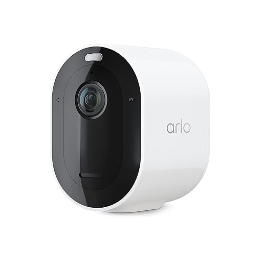 Arlo Pro 5S Spotlight Security Camera 2K HDR | Outdoor | Wireless | Dual-Band Wi-Fi Connects to the Strongest Network | 12X Zoom, 2-Way Audio, Siren, Color Night Vision, Live Stream White