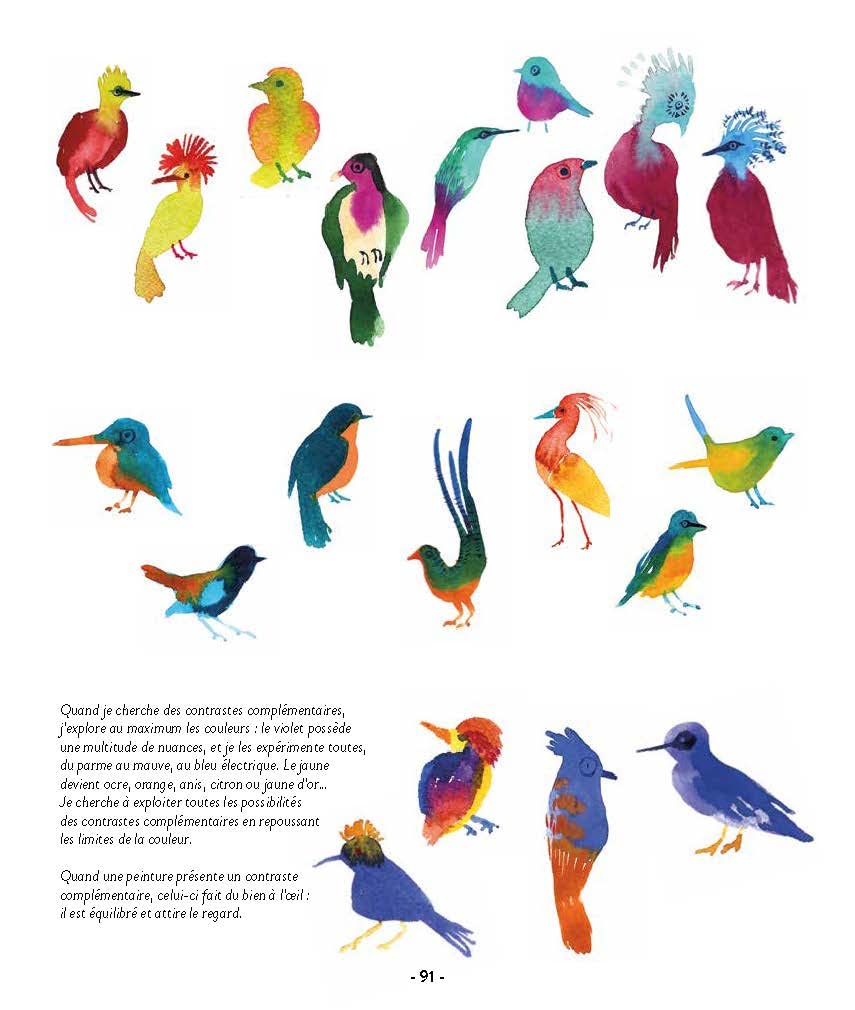 Une année d'aquarelle par Bleu Tango