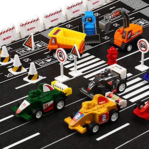 Pull Back Car, 20 Pcs Assorted Mini Truck Toy and Race Car Toy Kit Set, Play Construction Vehicle Playset for Boy Kid Child Party Favors Birthday Game Supplies Pinata Stuffers Easter Egg Hunt Fillers - Image 7