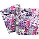 Grafoplas - Schulmappe mit transparenten Hüllen, A4, Spiralbindung aus PVC, flexibler Einband, 30 Polypropyleneinlagen, Kollektion Design Bits&Bobs Pop Up Design Manga, Maxiplas