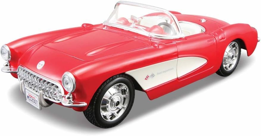 [Maisto]Maisto 1:24 Scale Assembly Line 1957 Chevrolet Corvette Diecast Model Kit 39275 [並行輸入品]