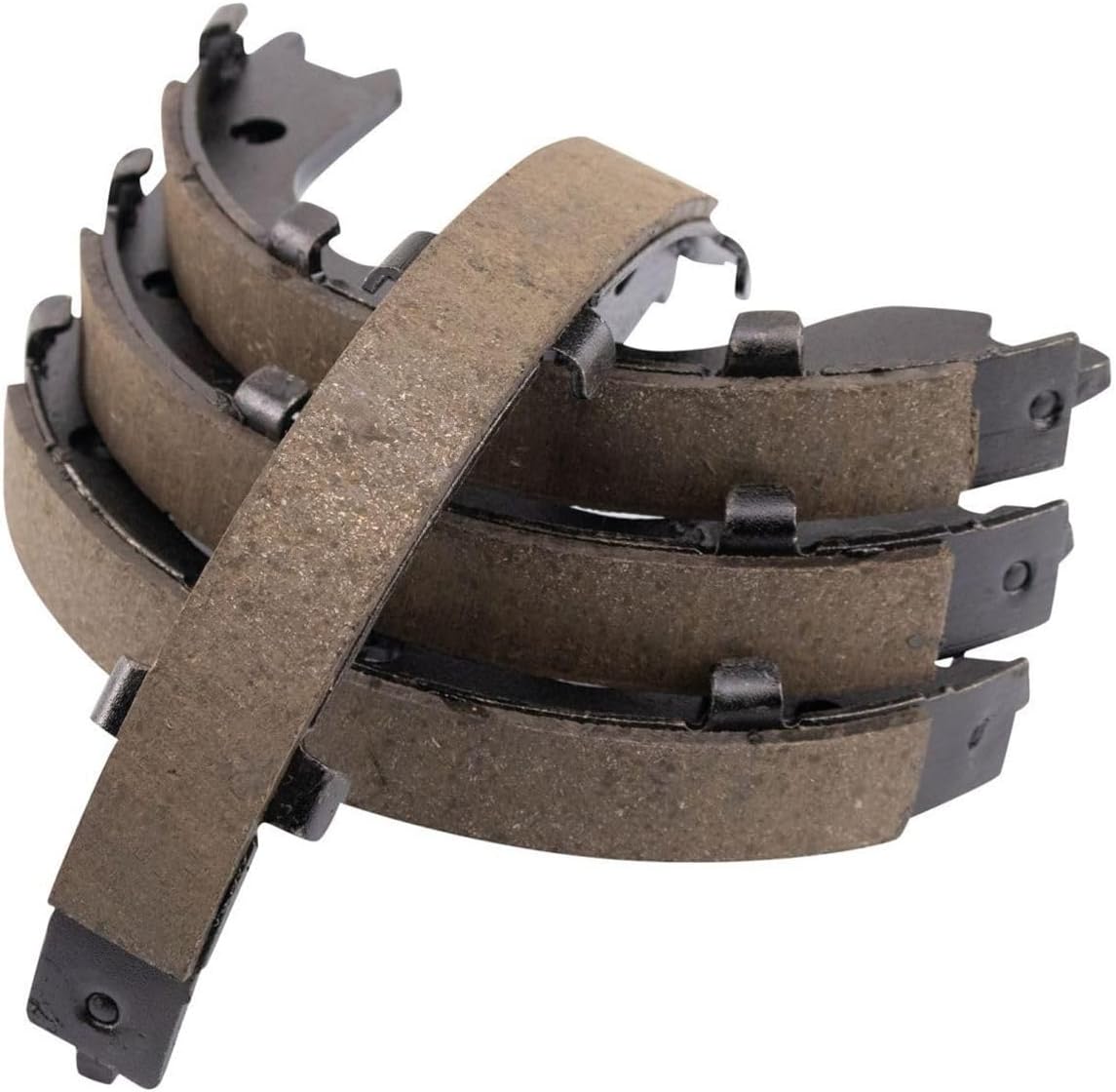 Parking Brake Shoe Set for Quest for Maxima for Altima for QX50 for FX45 for FX35 for EX37 for EX35 for G25 for G35 for G37 for M35 for M45 for Q45 for Q60 for 350Z for 370Z,Fit Testing