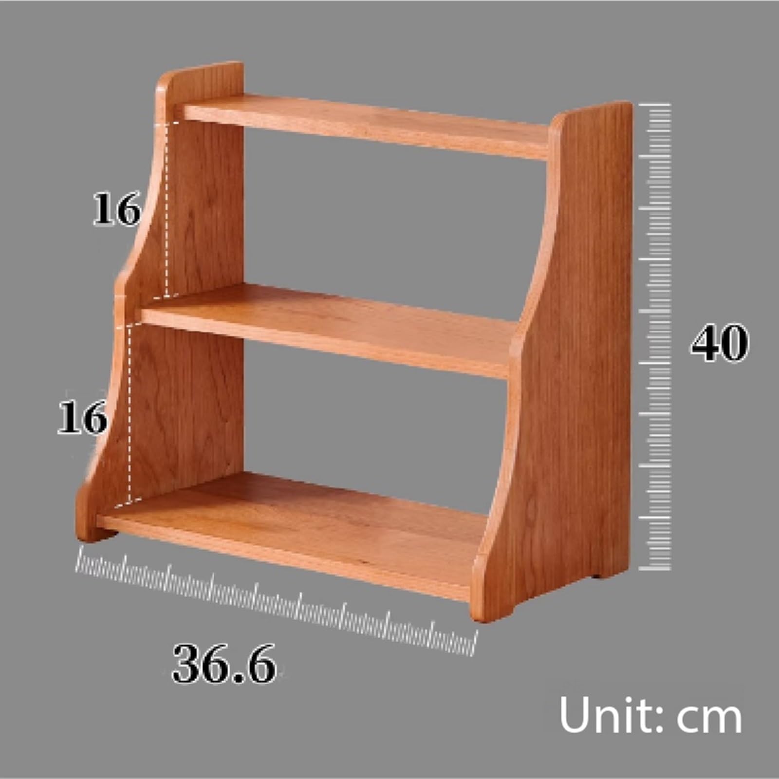 W pojeździe Wielowarstwowy uchwyt na kubek z litego drewna, chiński wyświetlacz retro, biurko Modyfikacja(Cherry wood color)