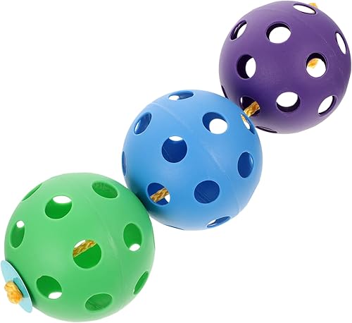 KESYOO Portable Hollow Plastic Early Education Ball for Accessories Funny Hand Grip Ball in Green Purple Promotes Hand Eye Coordination and Parent Interaction