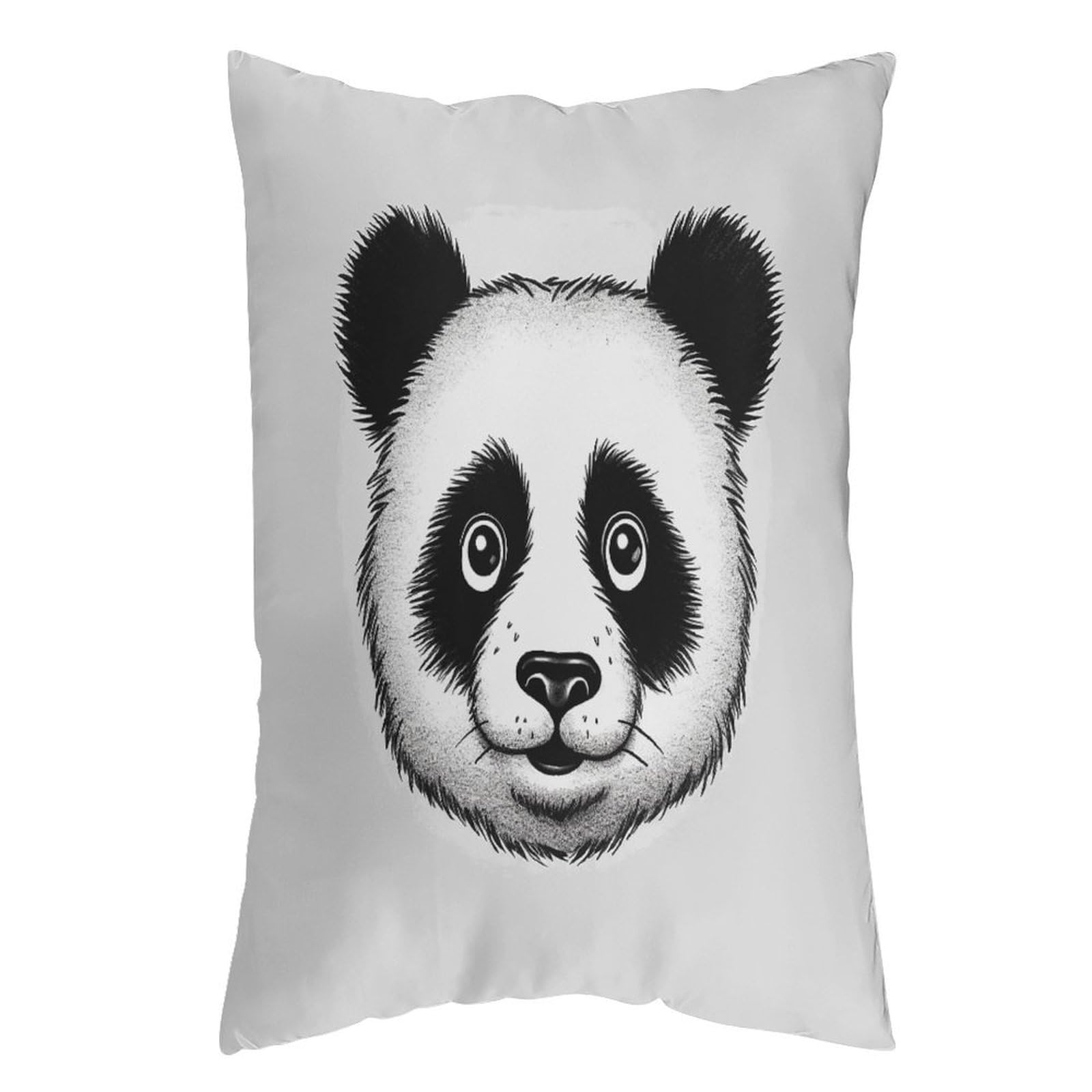 FekiLoot Anime Panda Face Throw Pillow Cover Soft Pillowcase with Hidden Zipper Lumbar Decorative Throw Pillow Covers Luxury Cozy Pillows Shams Rectangle Cushion Cases