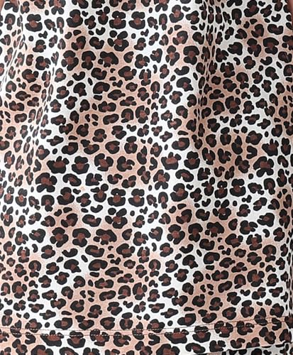Image of ANTHRILO Leopard Sleepwear Shorts Set - Black