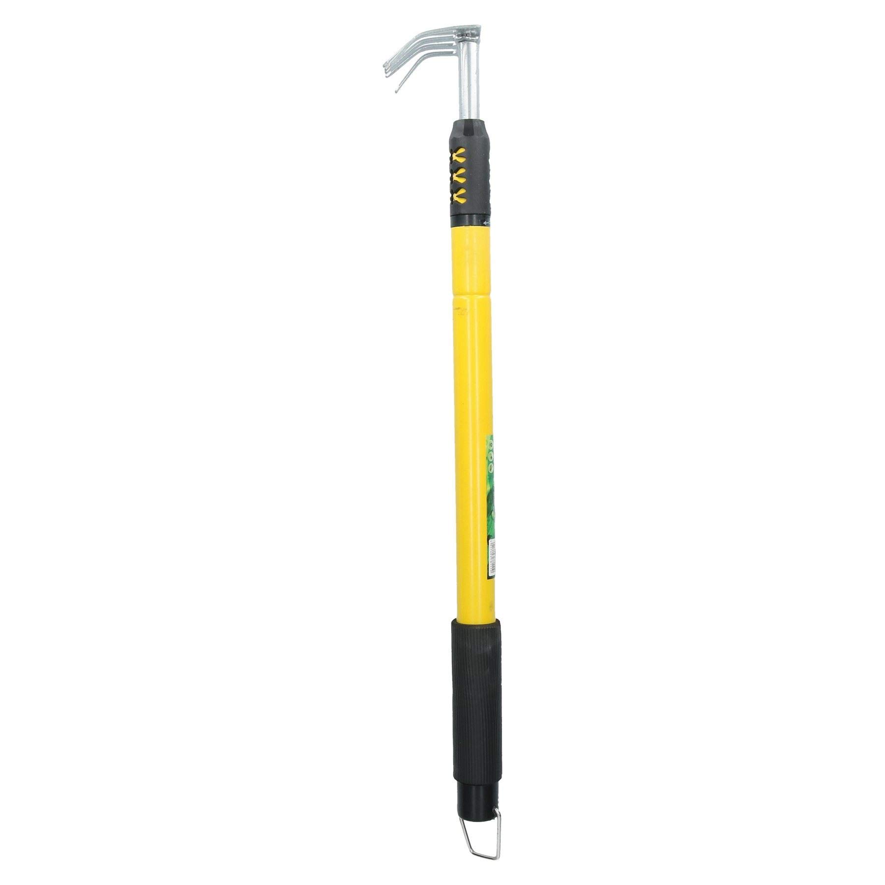AB Tools, kit di attrezzi da giardino con lama verde, pala, forcella, rastrello estirpatore telescopico con manici allungabili