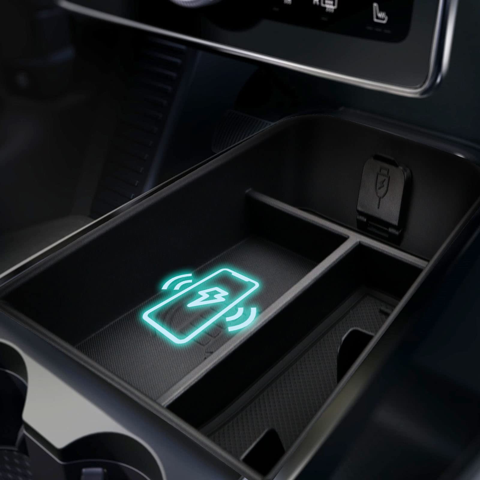 Buy SXCY FIT Fo rd Mu stang MachE 2021 2022 Center Console Organizer