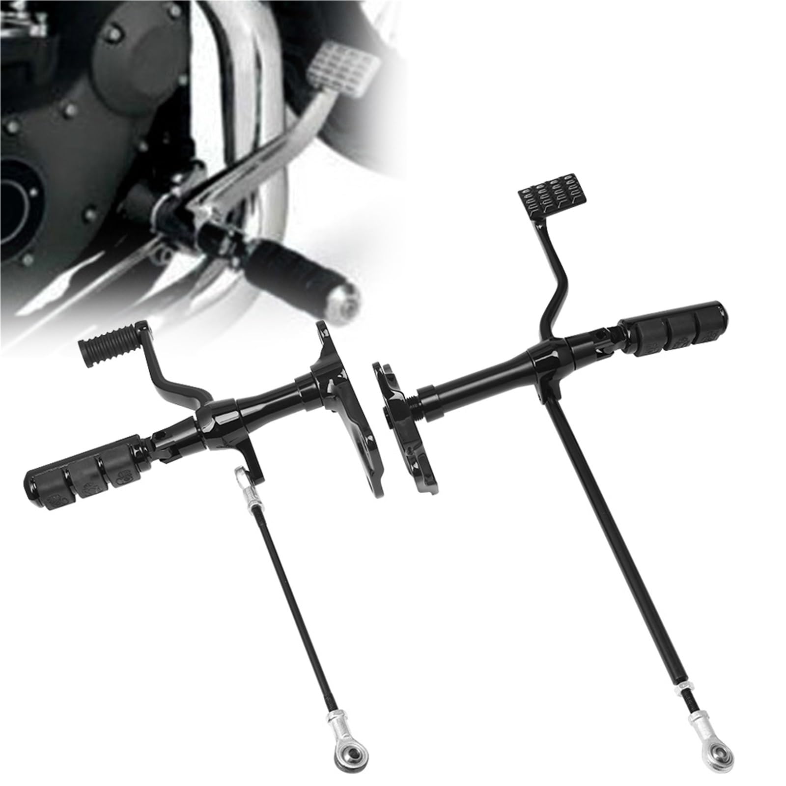 Kit Commandes Avancées Chromées Sportster 1991-2003 - 8