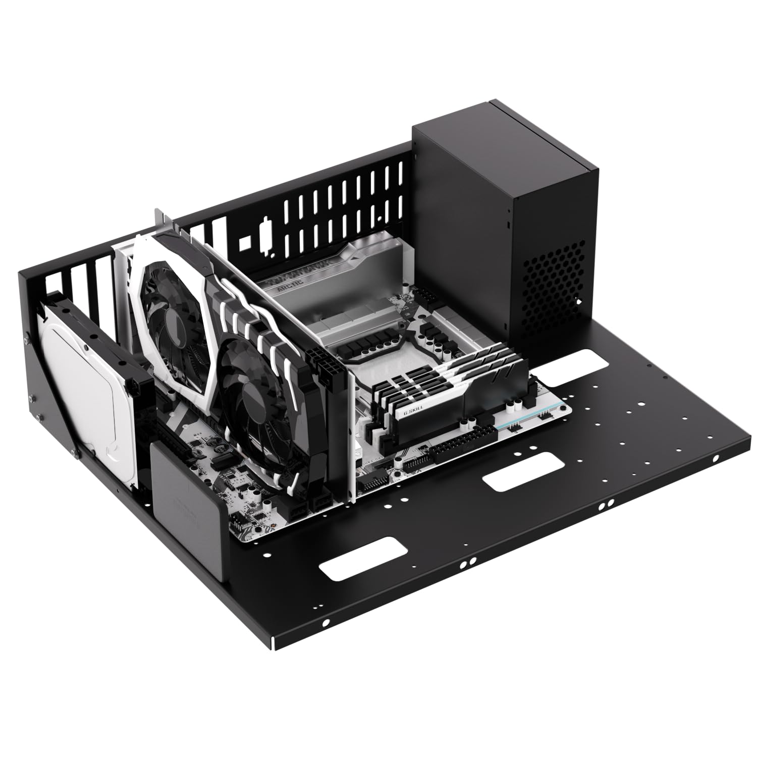 Amazon.co.jp: PCテストベンチ、オープンエアPCケース、ATXオープン