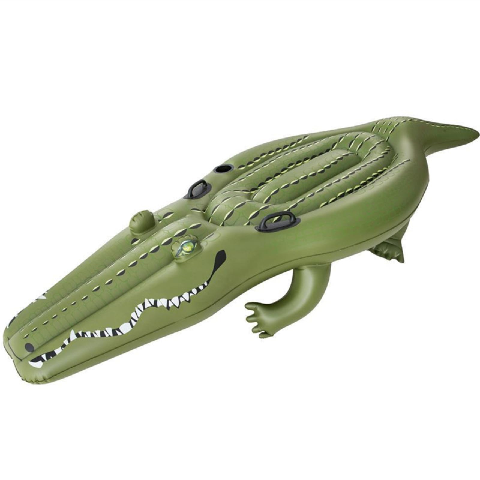 Pool Inflatables For Swimming Pool Inflatable Pool Floats Oversized Crocodile Adult Swimming Ring, Children'S Double Mount, Thickened Floating Row