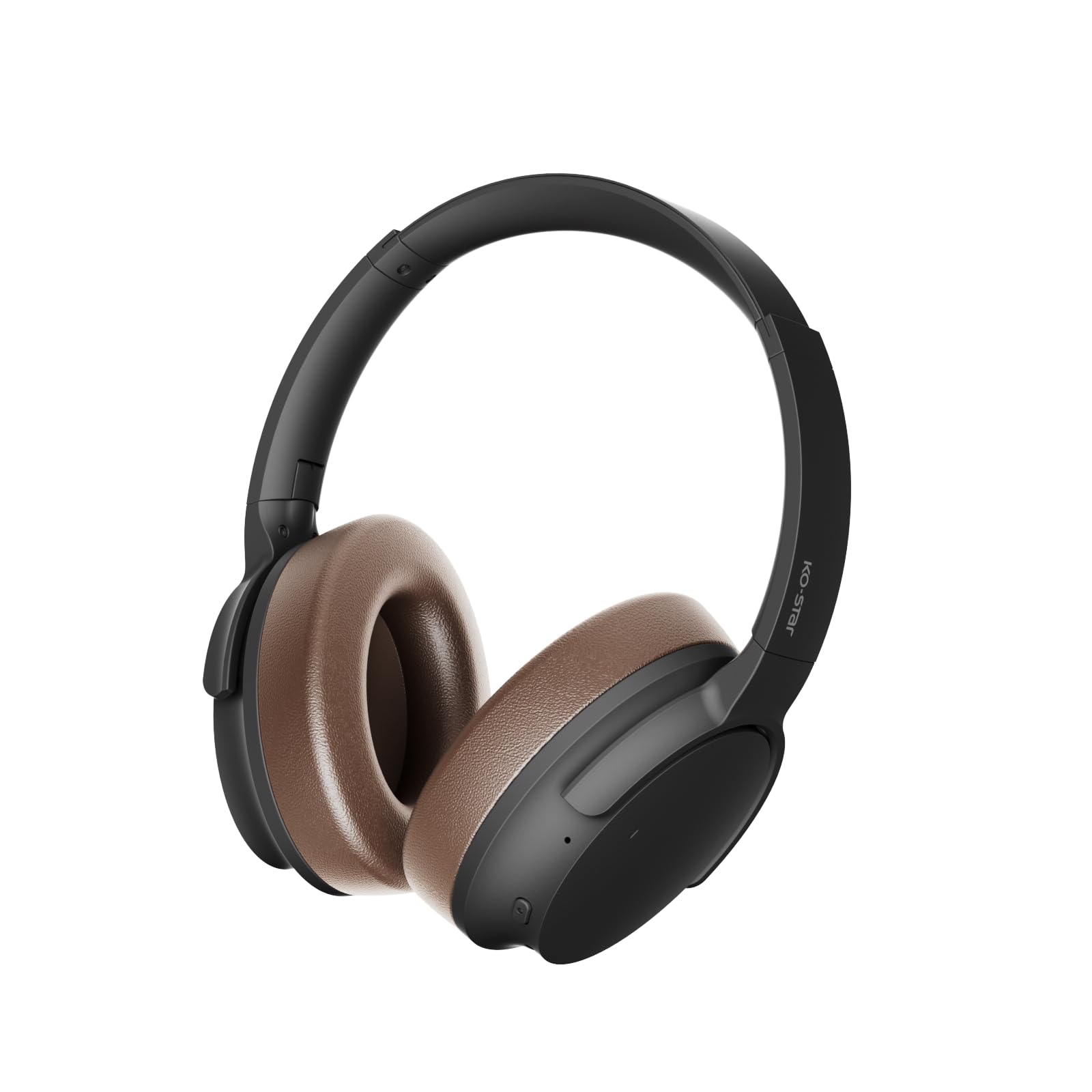 Ko-Star Hybrid ANC Multipoint Over Ear Headphones, Bluetooth Headphones Over The Ear Noise Canceling, Hi-Res Audio Custom with 4 EQ Deep Bass, Memory