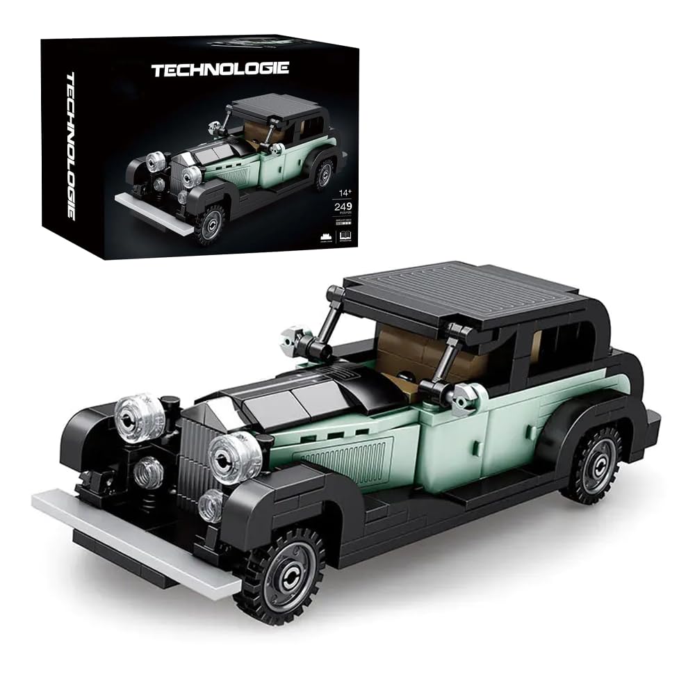 CIJINAY Technic Sports Car Building Block Kit for Bentley 8 Litre, 249 PCS Technic Racing Car Model Building Set