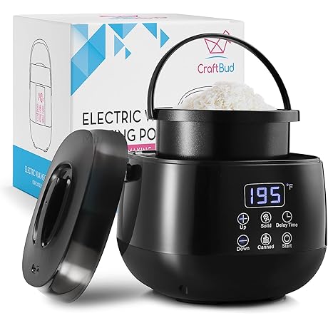 CraftBud Electric Candle Wax Melter: Quick, Convenient, and Mess-Free Candle Crafting