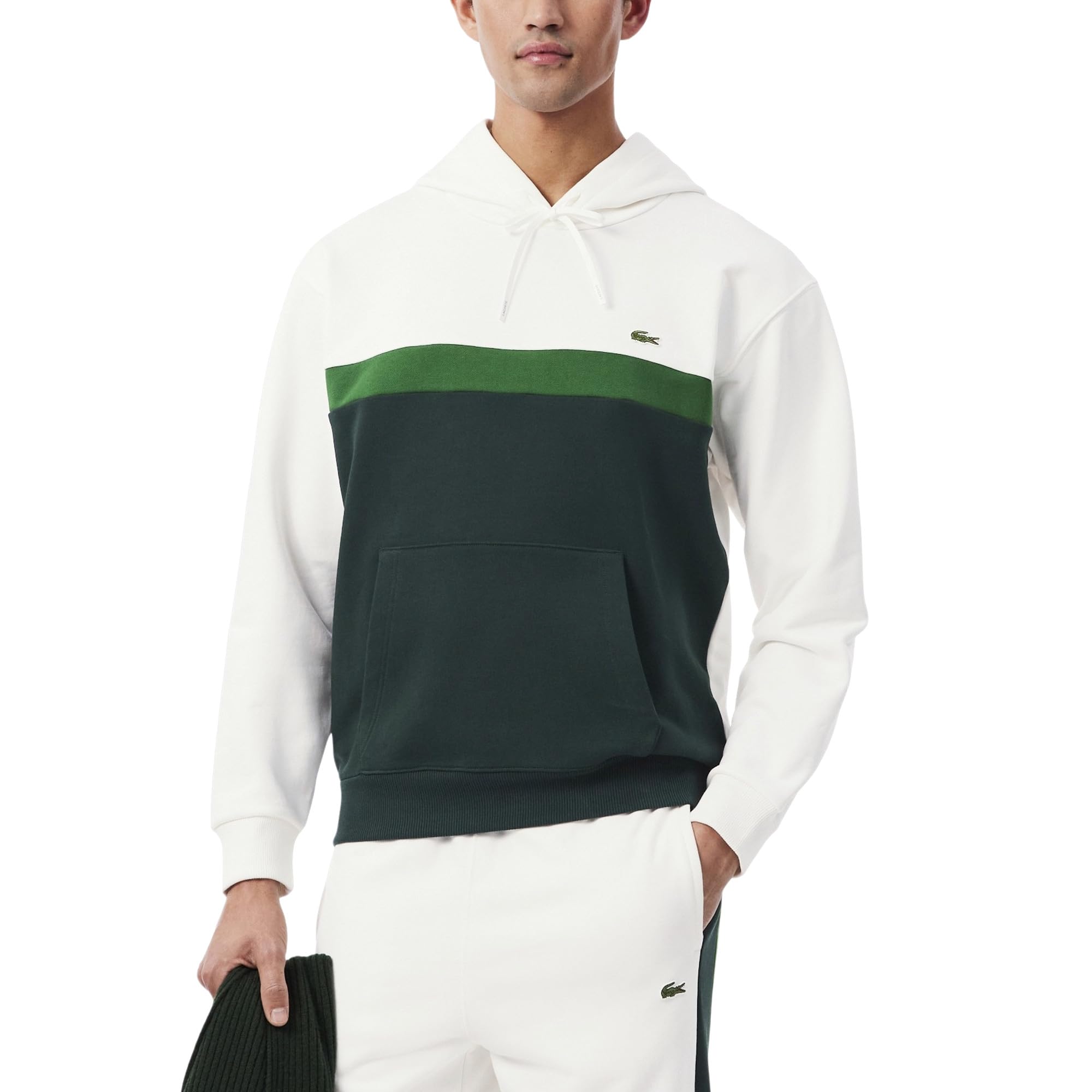 Men's Color Block Fleece Hoodie