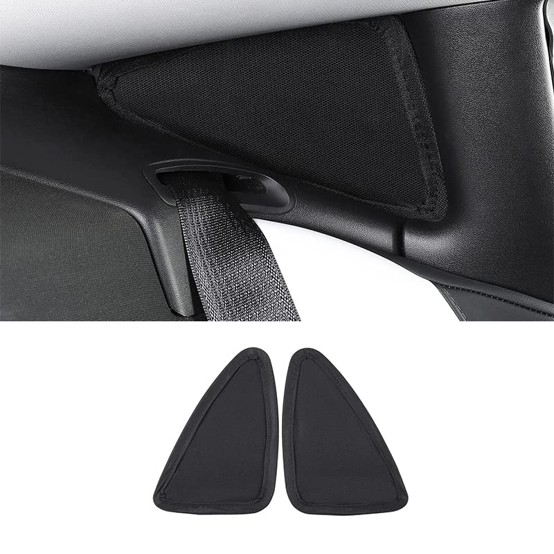 LUCKEASYfor Tesla Model3 2017-2023 Auto Accessories Rear Trunk Triangle Window Black Sunscreen Sunshade Car Skylight Blind Shading Net