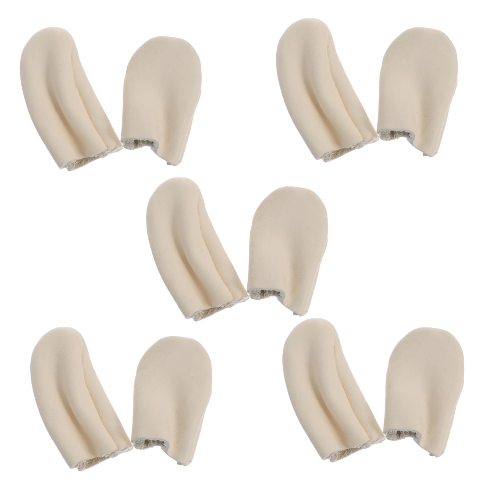 OSALADI 5 Pack Needlework Thimbles Quilting Guards Comfortable Fit for Sewers Random Color